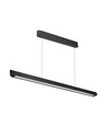 36W LED linjär pendelarmatur - CCT, svart, 2880lm, inkl. wireupphängning