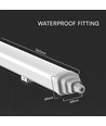 150cm 48W vattentät komplett LED-armatur - Samsung, IP65, 6500K