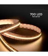 5m 21W/m LED strip, RA90 - 24V, 700 LED per meter, 6400K, IP20, SMD 2110