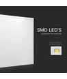 60x60 LED panel, 36W - 120lm/W, IP65, flicker free, vit ram