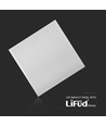 62x62 LED-panel, 36W - 117lm/W, neutralvit, vit kant, bakbelyst