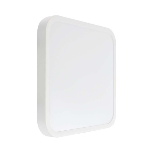 48W fyrkantig LED taklampa - 42 x 42cm, IP44, vit kant, Samsung chip, 5 års garanti
