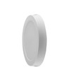 12W LED taklampa - Ø16,7cm, 6500K - kallvit, IP20, vit kant, rund, 5 års garanti