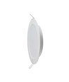 18W Ø22cm LED infälld panel - 110lm/W, Samsung LED chip, 6500K, vit kant, 5 års garanti