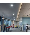 24W Ø29,5cm LED infällt panel - Samsung LED chip, 3000K, 110lm/W, Hål: Ø27,5-28 cm, Mått: Ø29,5 cm