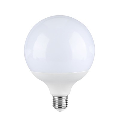 E27 18W LED globelampa G120 - 110lm/W, Samsung LED chip, 6500K, kallvit