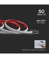 50m 12W/m COB-LED strip, 3000K - IP65, 286 LED per meter, flexibel, 50 meter rulle