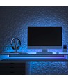50m 10,5W/m Blå LED strip - 121 LED per meter, IP65 vattentät, 230V, inkl. kontakt