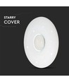 40W Designer Dome LED taklampa med stjärneffekt - 4000lm, dimbar, CCT, fjärrkontroll, Ø39cm