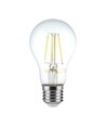 E27 12W LED filament lampa - A70, 1521lm, klart glas, varmvit