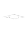 Hexagon Diamant 60x60 LED-panel, 60W - Höjd: 15mm, 100lm/W, Vit kant