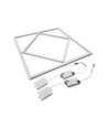 Hexagon Diamant 60x60 LED-panel, 60W - Höjd: 15mm, 100lm/W, Vit kant