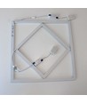 Hexagon Diamant 60x60 LED-panel, 60W - Höjd: 15mm, 100lm/W, Vit kant