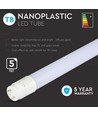 25x 150cm / 22W Samsung chip LED-lysör, T8 - 4000K, 5 års tillverkargaranti