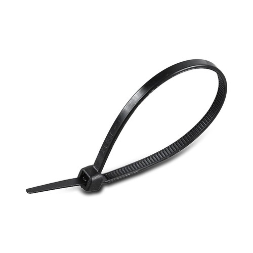 100x Buntband / Kabelstrips - 3,5 x 200 mm, Svart, 100 st.