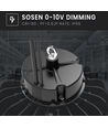150W Solara LED high bay, 190lm/W - IP65, Sosen driver, 0-10V dimbar, 5 års garanti