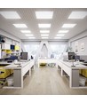 60x60 LED-panel i ram - 36W, 4000K, 120lm/W, 4320lm, 2-i-1