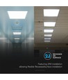 60x60 LED-panel i ram - 36W, 4000K, 120lm/W, 4320lm, 2-i-1