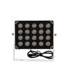20W Infraröd strålkastare för övervakning / kamera - IP65, arbetslampa, 850nm, IR nattbelysning, LED strålkastare