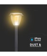 2W Solara LED trädgårdslampa med solcell och sensor - IP65, 93cm, CCT