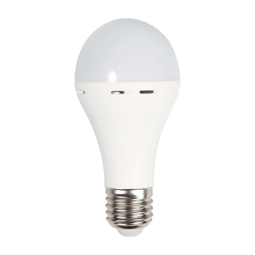 E27 9W LED lampa med nödljus - A70, 720lm, 4000K, 4,5 timmars batteritid