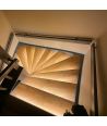 11W per steg Trapp LED COB stripset - 24V DC, IP20, Upp till 20 steg, med sensor + strömbrytare