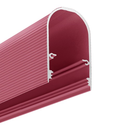 1m aluprofil NAMI23 CD-9 - Dammrosa lackerad, utanpåliggande, LED-skena