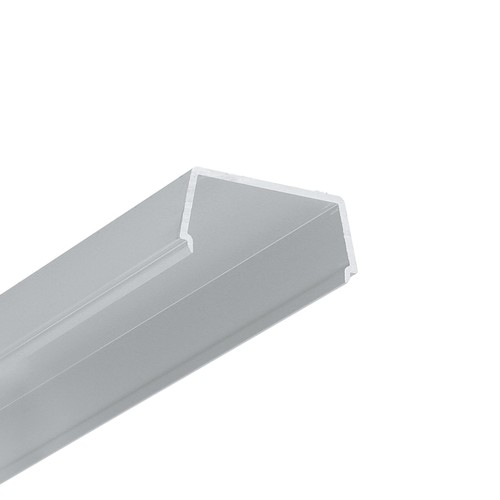 1m tillbehörsprofil NAMI23 - Anodiserad, påbyggnad, LED skena