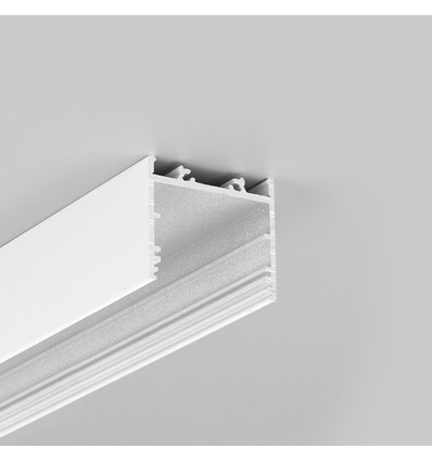 1m aluprofil VARIO30-02 ACDE-9/TY - Vitlackerad, utanpåliggande, LED skena