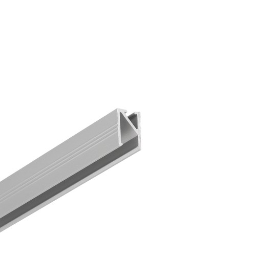 1m aluprofil HI8 C1 - Anodiserad, infälld, LED skena