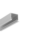 1m aluprofil LINEA-IN20 EE7F/U7 - Anodiserad, infälld, LED-skena