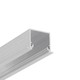 1 m aluprofil LINEA-IN20 EE7F/U7 - Obehandlad aluminium, infälld, LED-skena