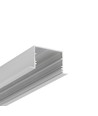 1m aluprofil VARIO30-07 ACDE-9/U9 - Anodiserad, infälld, LED skena