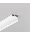 1m aluprofil CORNER10 BC/UX - Vitlackerad, hörn, LED-skena