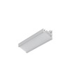 1m aluminiumprofil CORNER12.V2 EF/U - Obehandlad aluminium, hörn, LED skena