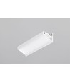 1m aluprofil CORNER12.V2 EF/U - Vitlackerad, hörn, LED skena