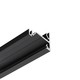 1m aluprofil CORNER14 EE7F/TY - Svart anodiserad, hörn, LED-skena