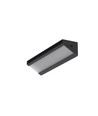 1m aluprofil CORNER14 EE7F/TY - Svart anodiserad, hörn, LED-skena