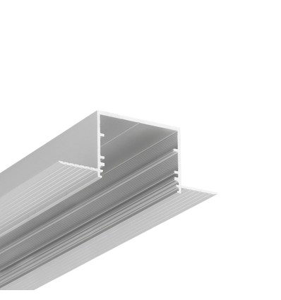 1m aluminiumprofil VARIO30-05 ACDE-9 - Anodiserad, infälld, LED-skena