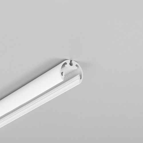 1m aluprofil PEN12 CJ - Vitlackerad