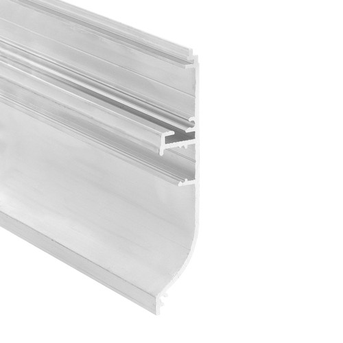 1m aluprofil SKIRT10 AC2/Q9 - Obehandlad aluminium