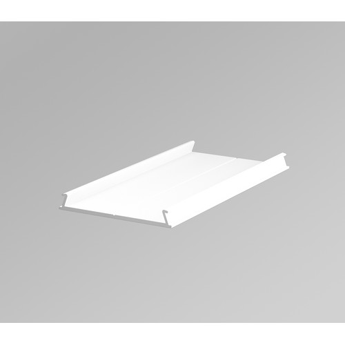 1m monteringsprofil C10 - Vit lackerad