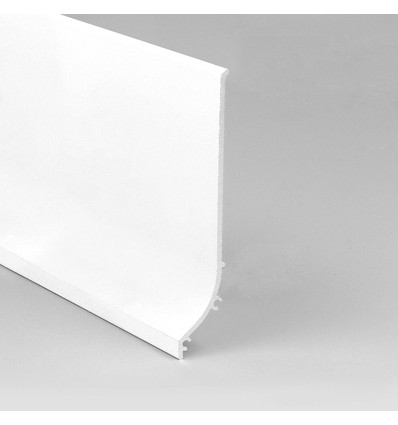 1m avslutningsprofil BASE - Vitlackerad