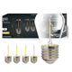 5-pack E27 1W LED-lampa - ST14, COB filament