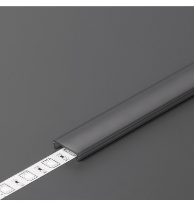 1m täcklock C CLICK - Svart