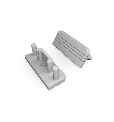 1 st. ändstycke SURFACE10 GEN2 - Grå