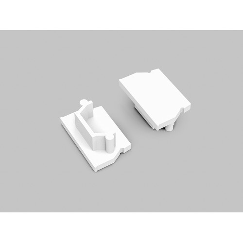 1 st. ändstycke UNI12 GEN2 - Vit