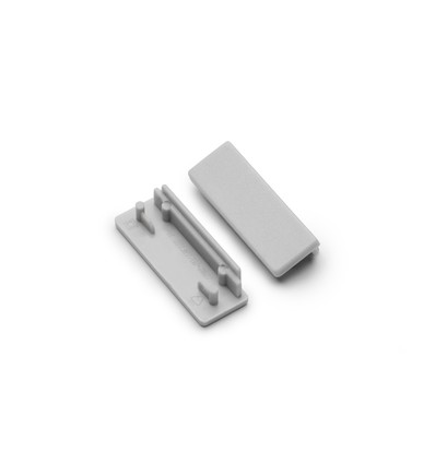 1 st. ändstycke WIDE24 - Grå