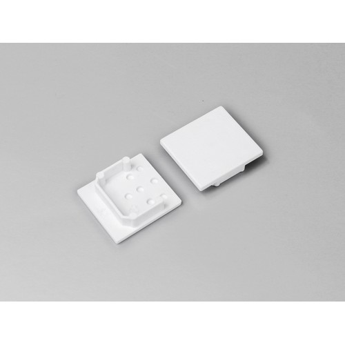 1 st. ändstycke LINEA20 - Vit