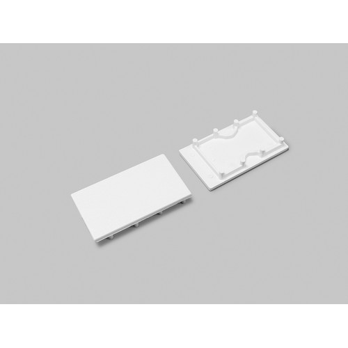 1 st. ändstycke LINEA20-E7 - Vit